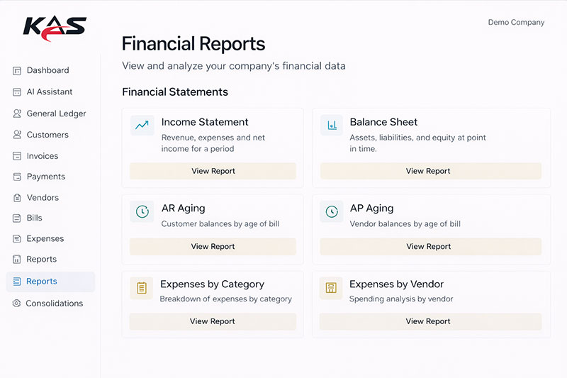 Expert financial support